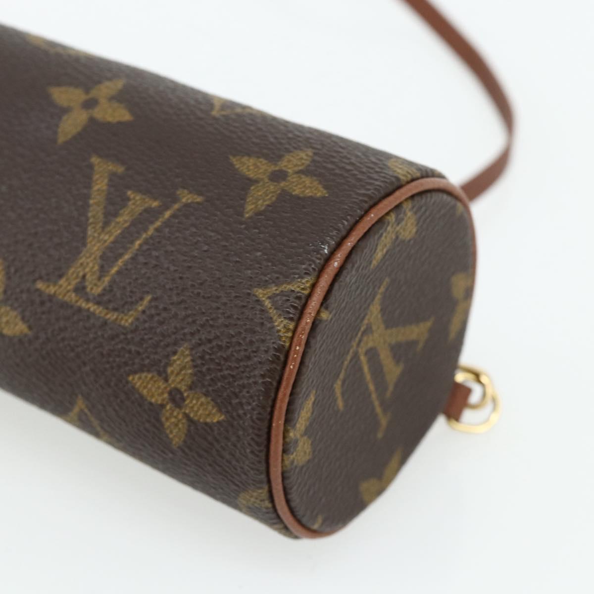 LOUIS VUITTON Monogram Papillon Pouch LV Auth ep14315