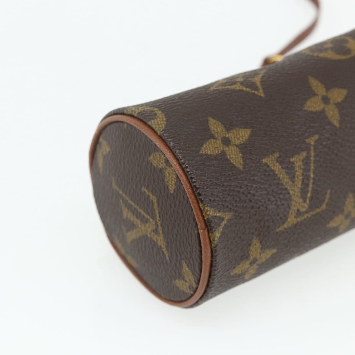 LOUIS VUITTON Monogram Papillon Pouch LV Auth ep14315