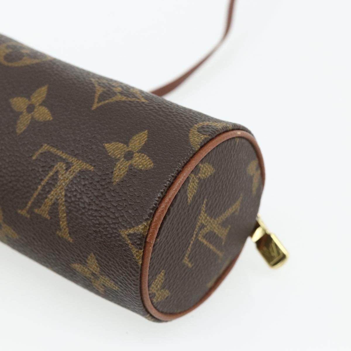 LOUIS VUITTON Monogram Papillon Pouch LV Auth ep14315