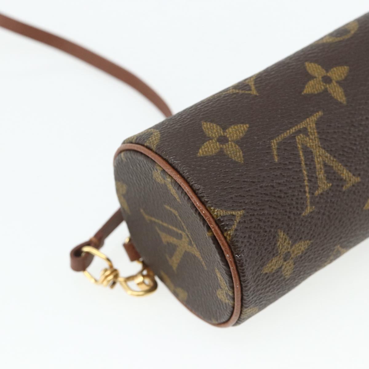 LOUIS VUITTON Monogram Papillon Pouch LV Auth ep14315