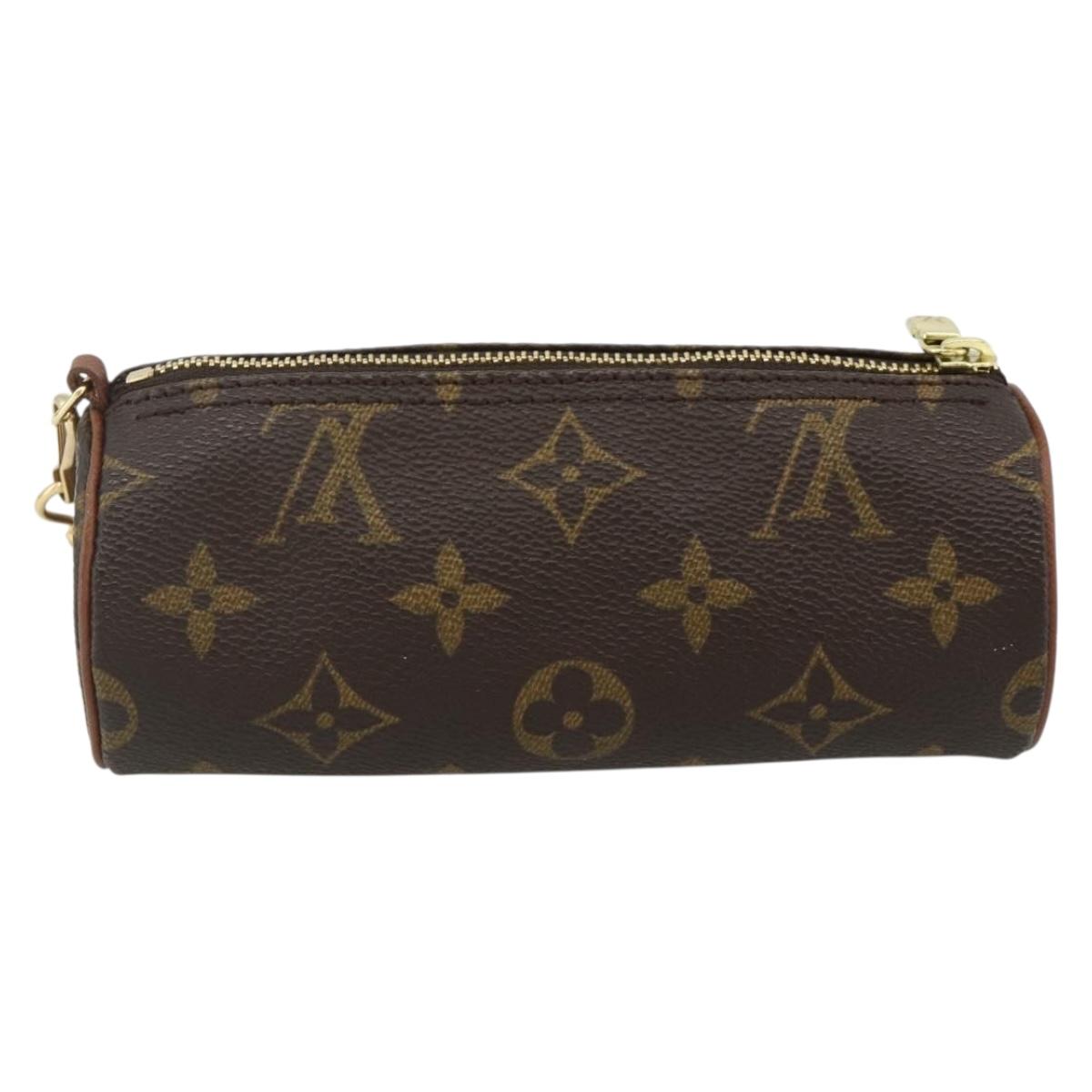 LOUIS VUITTON Monogram Papillon Pouch LV Auth ep14315