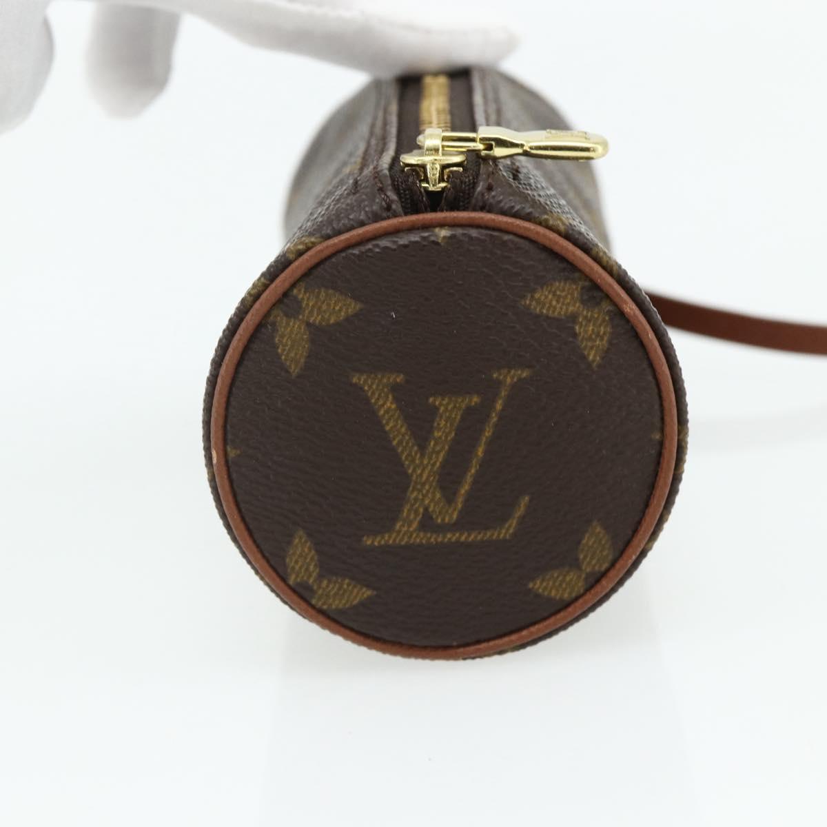 LOUIS VUITTON Monogram Papillon Pouch LV Auth ep14315