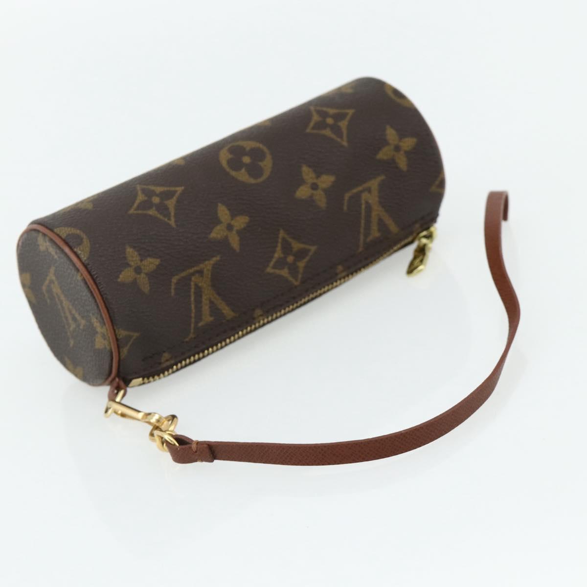LOUIS VUITTON Monogram Papillon Pouch LV Auth ep14315