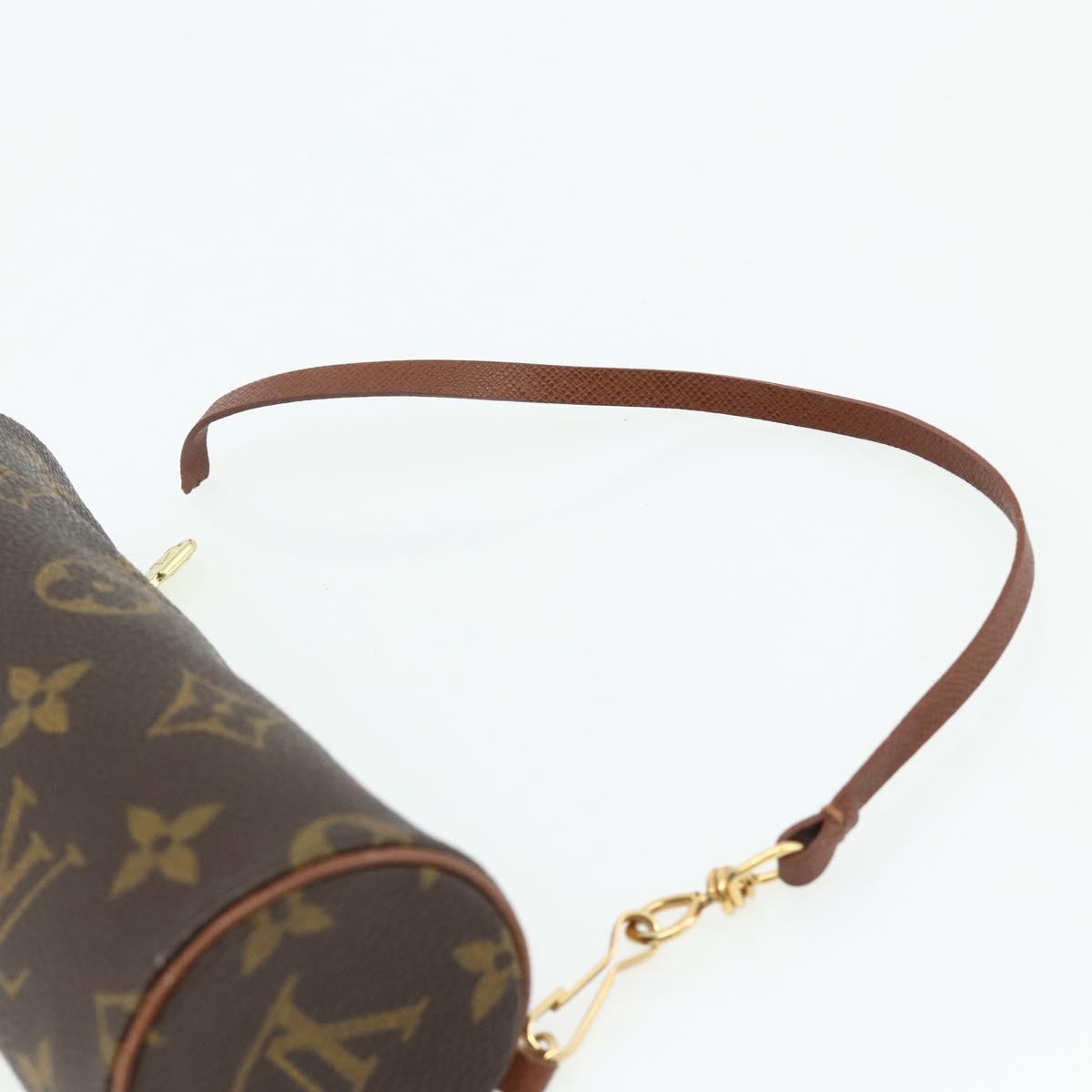 LOUIS VUITTON Monogram Papillon Pouch LV Auth ep14315
