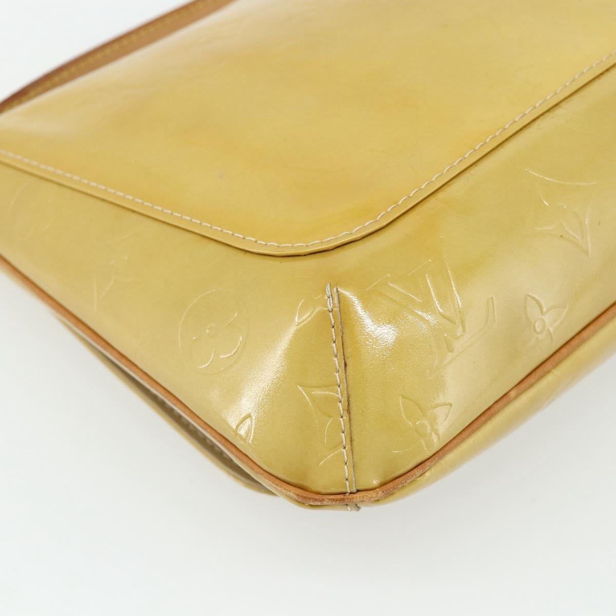 LOUIS VUITTON Monogram Vernis Thompson Street Bag Beige M91301 LV Auth ep14322