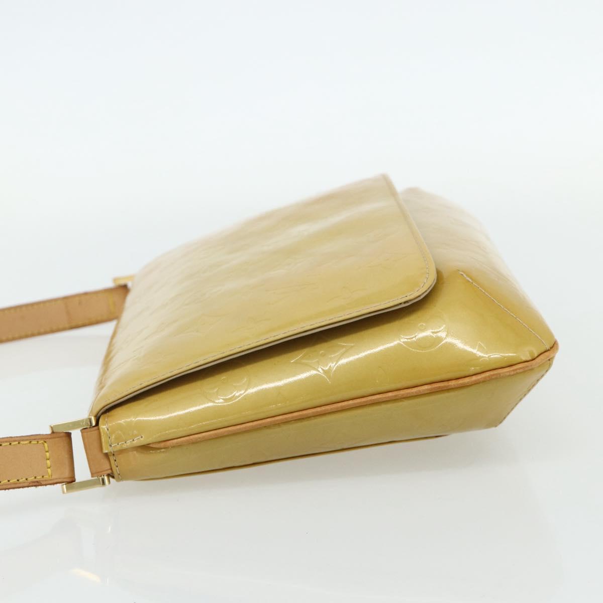 LOUIS VUITTON Monogram Vernis Thompson Street Bag Beige M91301 LV Auth ep14322