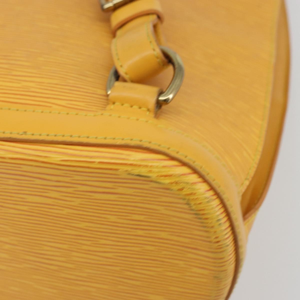 LOUIS VUITTON Epi Coblanc Shoulder Bag Yellow M52293 LV Auth ep14324A