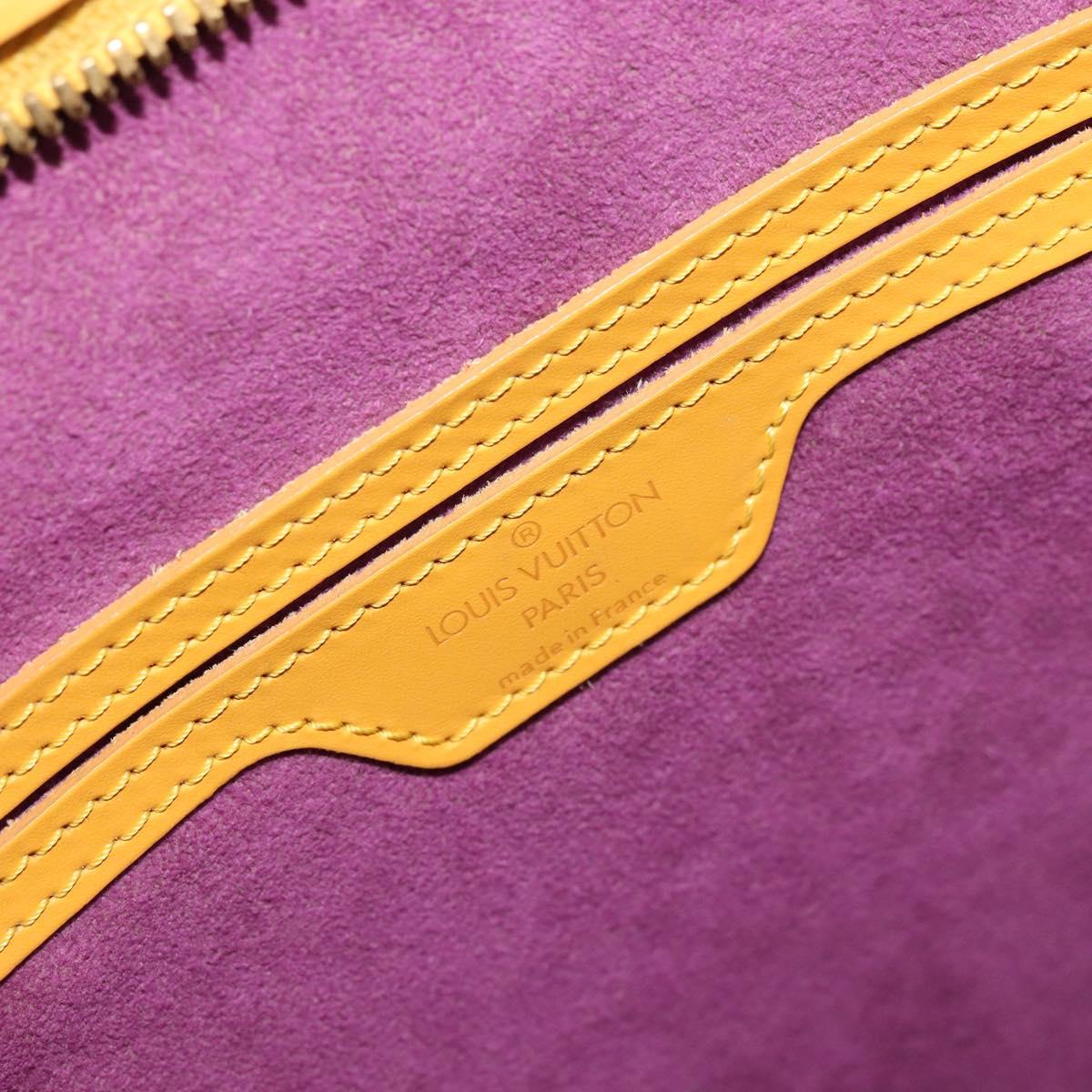 LOUIS VUITTON Epi Coblanc Shoulder Bag Yellow M52293 LV Auth ep14324A