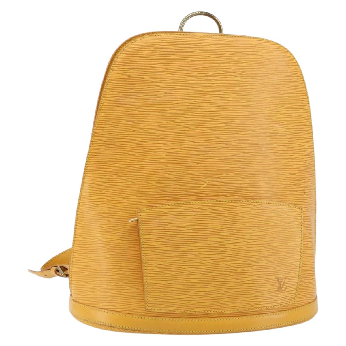 LOUIS VUITTON Epi Coblanc Shoulder Bag Yellow M52293 LV Auth ep14324A