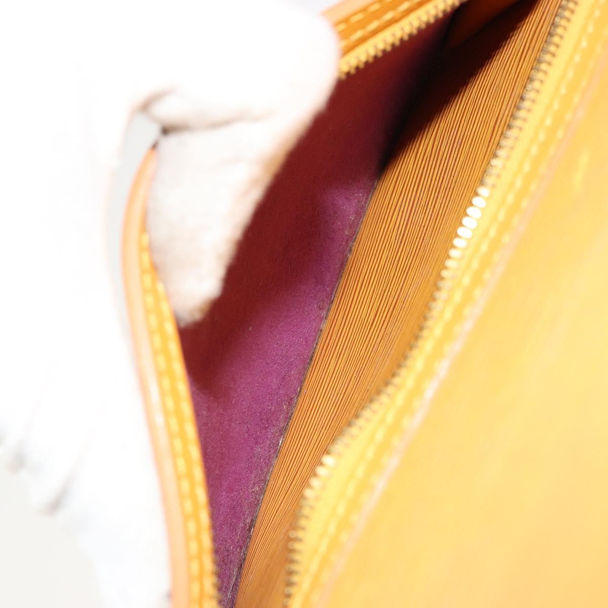 LOUIS VUITTON Epi Coblanc Shoulder Bag Yellow M52293 LV Auth ep14324A