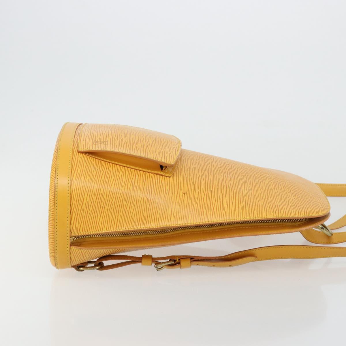 LOUIS VUITTON Epi Coblanc Shoulder Bag Yellow M52293 LV Auth ep14324A