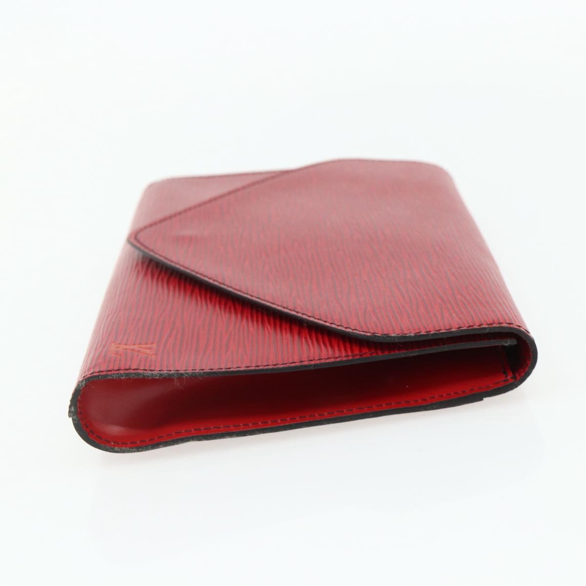 LOUIS VUITTON Epi Art Deco Clutch Bag Red M52637 LV Auth ep14325