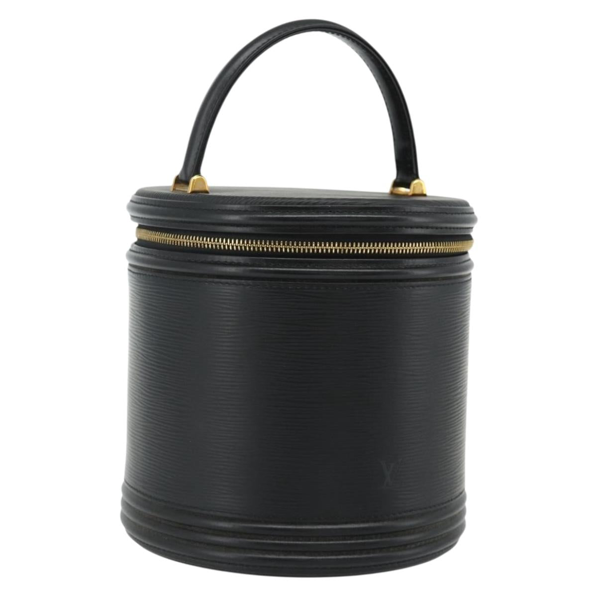 LOUIS VUITTON Epi Cannes Hand Bag Black M48032 LV Auth ep14328