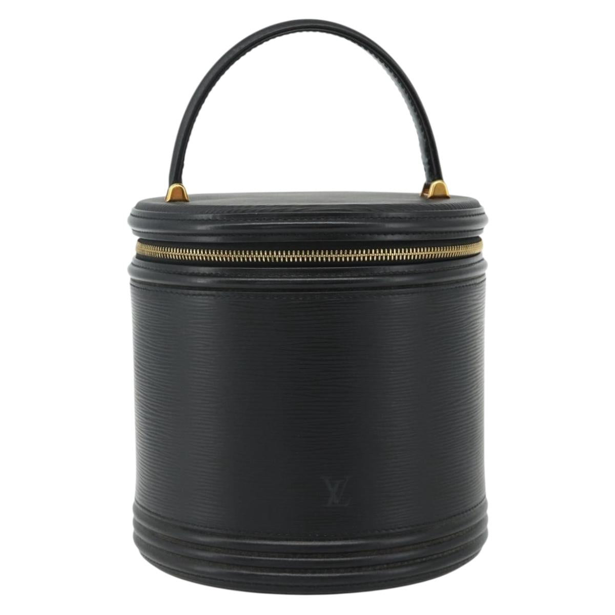 LOUIS VUITTON Epi Cannes Hand Bag Black M48032 LV Auth ep14328