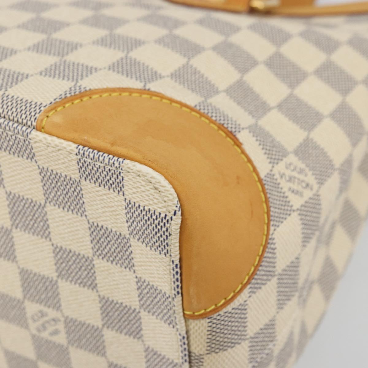 LOUIS VUITTON Damier Azur Hampstead PM Tote Bag N51207 LV Auth ep14336A
