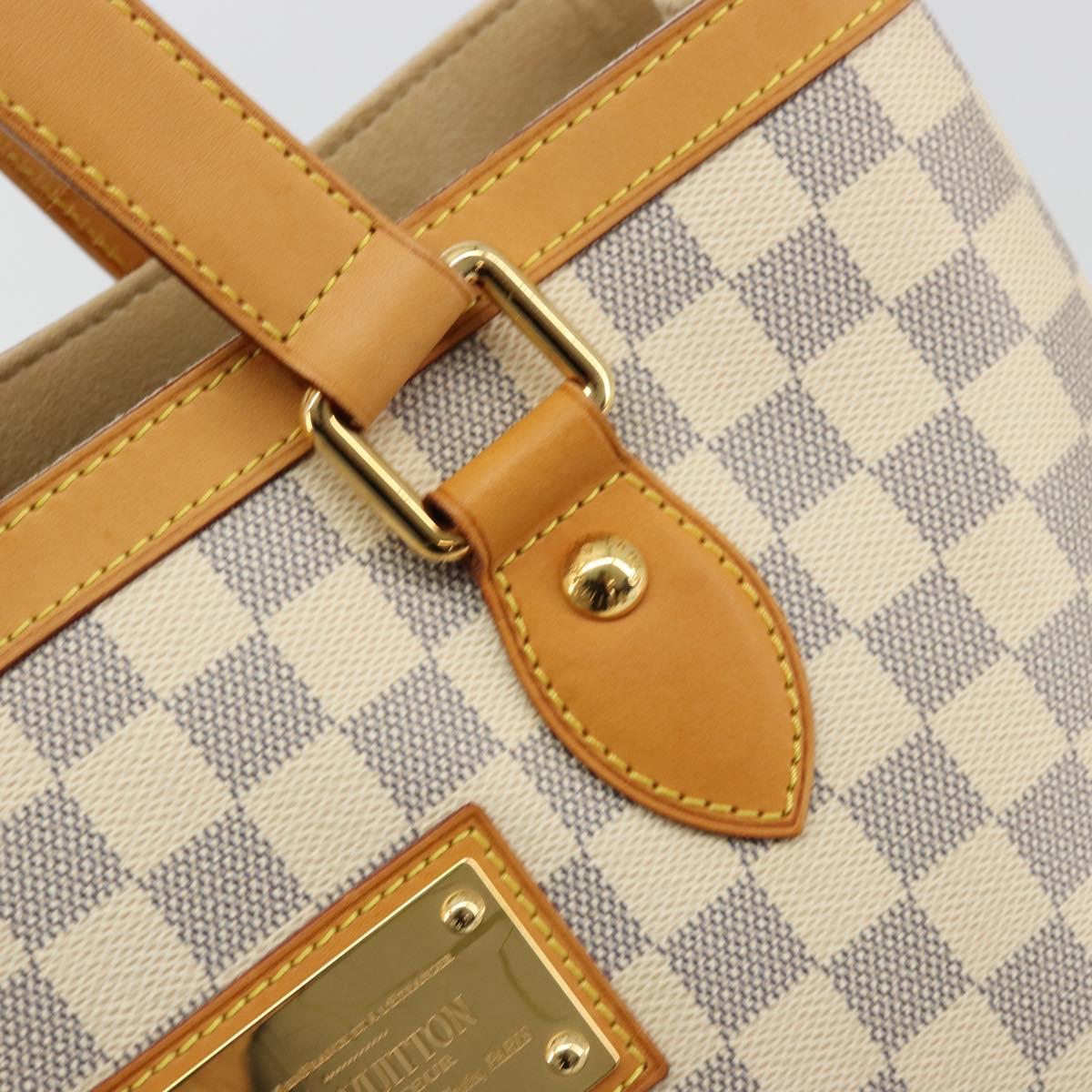 LOUIS VUITTON Damier Azur Hampstead PM Tote Bag N51207 LV Auth ep14336A