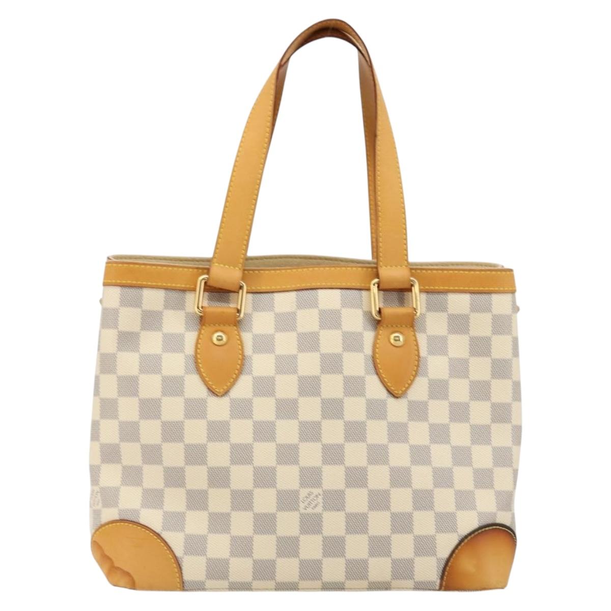 LOUIS VUITTON Damier Azur Hampstead PM Tote Bag N51207 LV Auth ep14336A