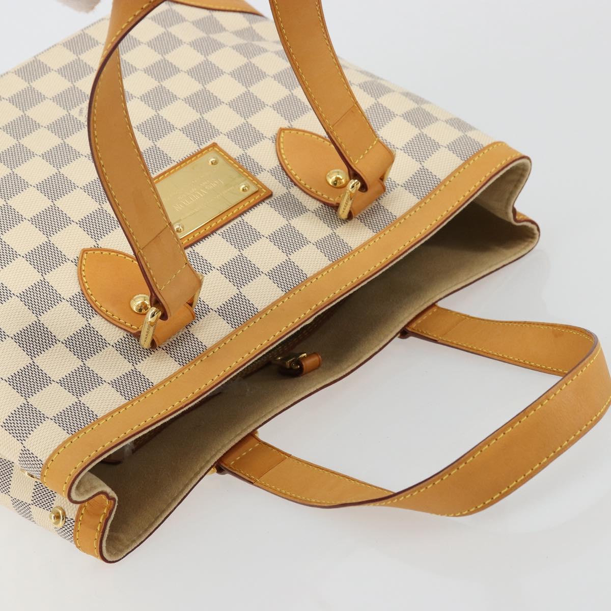 LOUIS VUITTON Damier Azur Hampstead PM Tote Bag N51207 LV Auth ep14336A