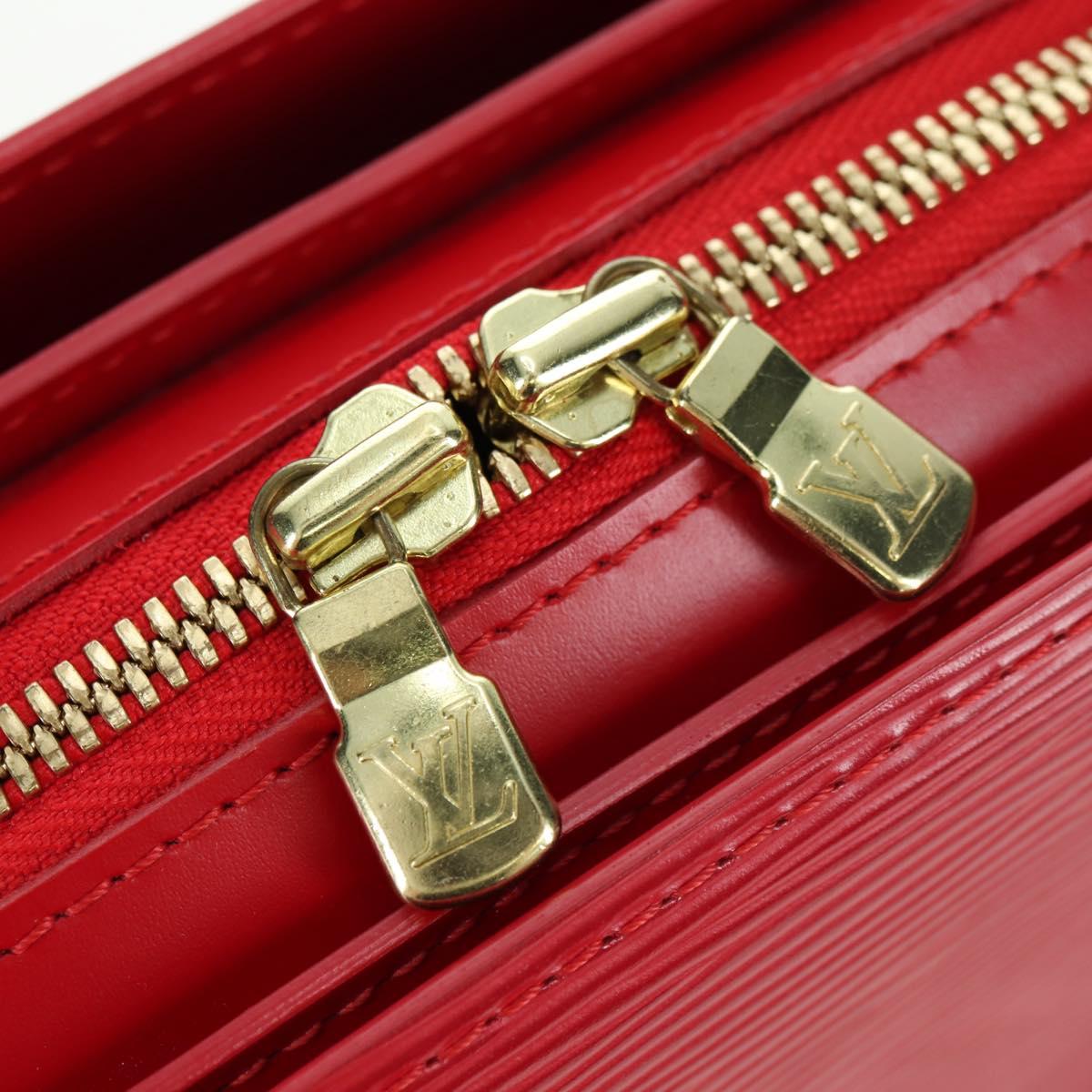 LOUIS VUITTON Epi Pont Neuf Hand Bag Red M52057 LV Auth ep14351SAV