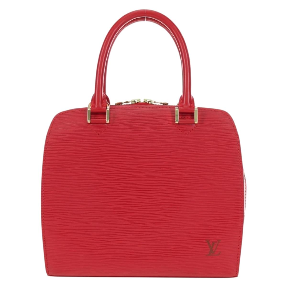 LOUIS VUITTON Epi Pont Neuf Hand Bag Red M52057 LV Auth ep14351SAV