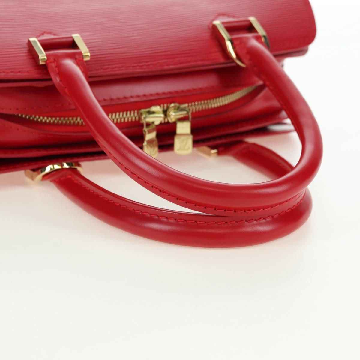 LOUIS VUITTON Epi Pont Neuf Hand Bag Red M52057 LV Auth ep14351SAV
