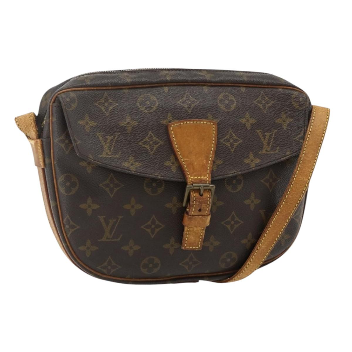 LOUIS VUITTON Monogram Jeune Fille GM Shoulder Bag M51225 LV Auth ep14357