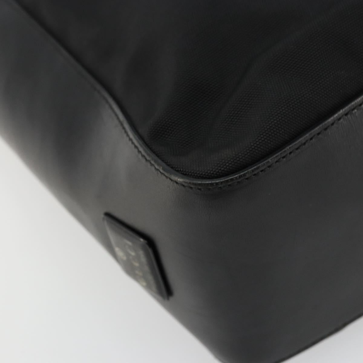 GUCCI Shoulder Bag Nylon Black Silver 001 3766 Auth ep14364