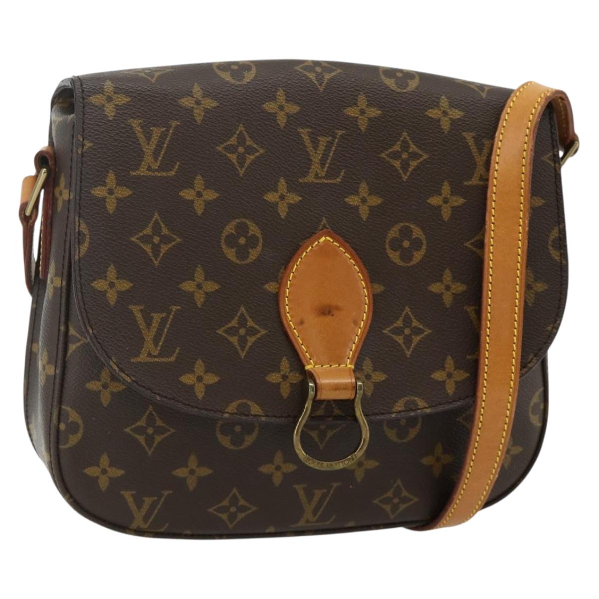LOUIS VUITTON Monogram Saint Cloud GM Shoulder Bag M51242 LV Auth ep14365A