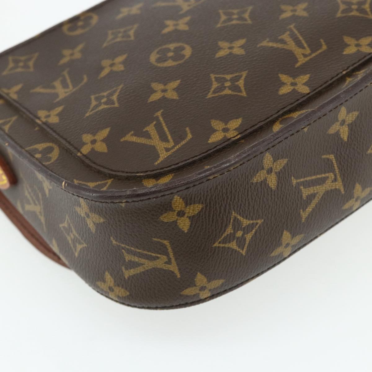 LOUIS VUITTON Monogram Saint Cloud GM Shoulder Bag M51242 LV Auth ep14365A