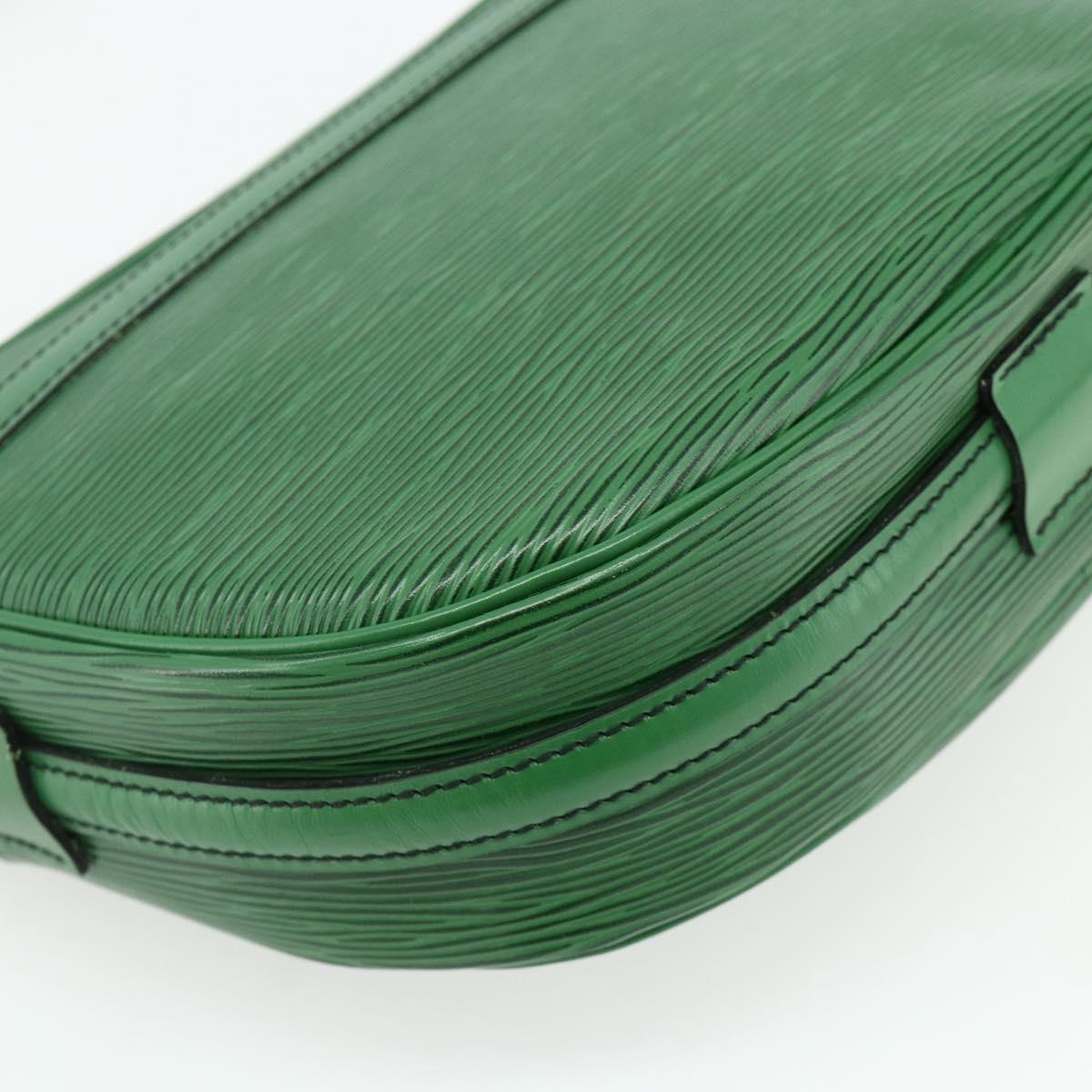 LOUIS VUITTON Epi Jeune Fille MM Shoulder Bag Green M52154 LV Auth ep14366A