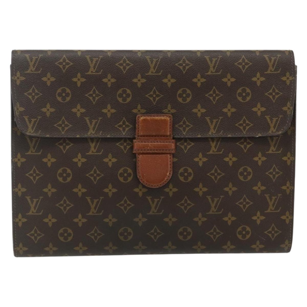 LOUIS VUITTON Monogram Posh Ministor Briefcase M53445 LV Auth ep14375