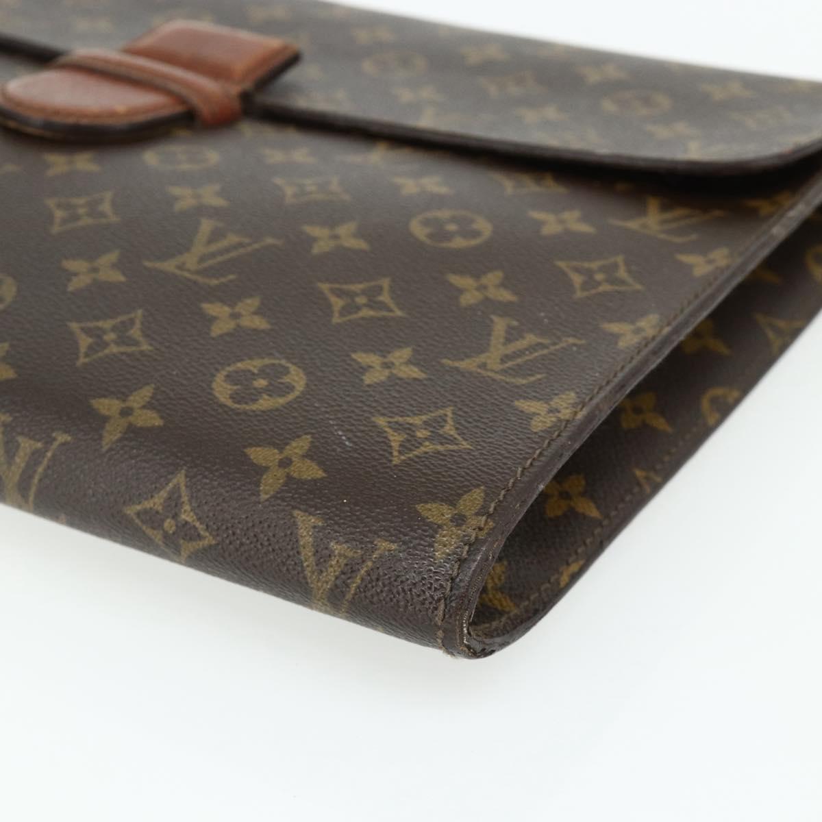 LOUIS VUITTON Monogram Posh Ministor Briefcase M53445 LV Auth ep14375