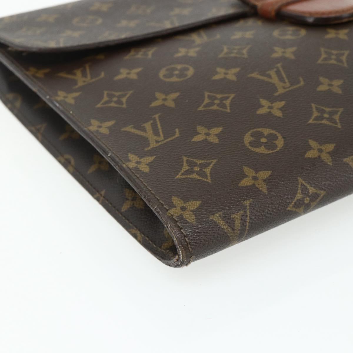 LOUIS VUITTON Monogram Posh Ministor Briefcase M53445 LV Auth ep14375