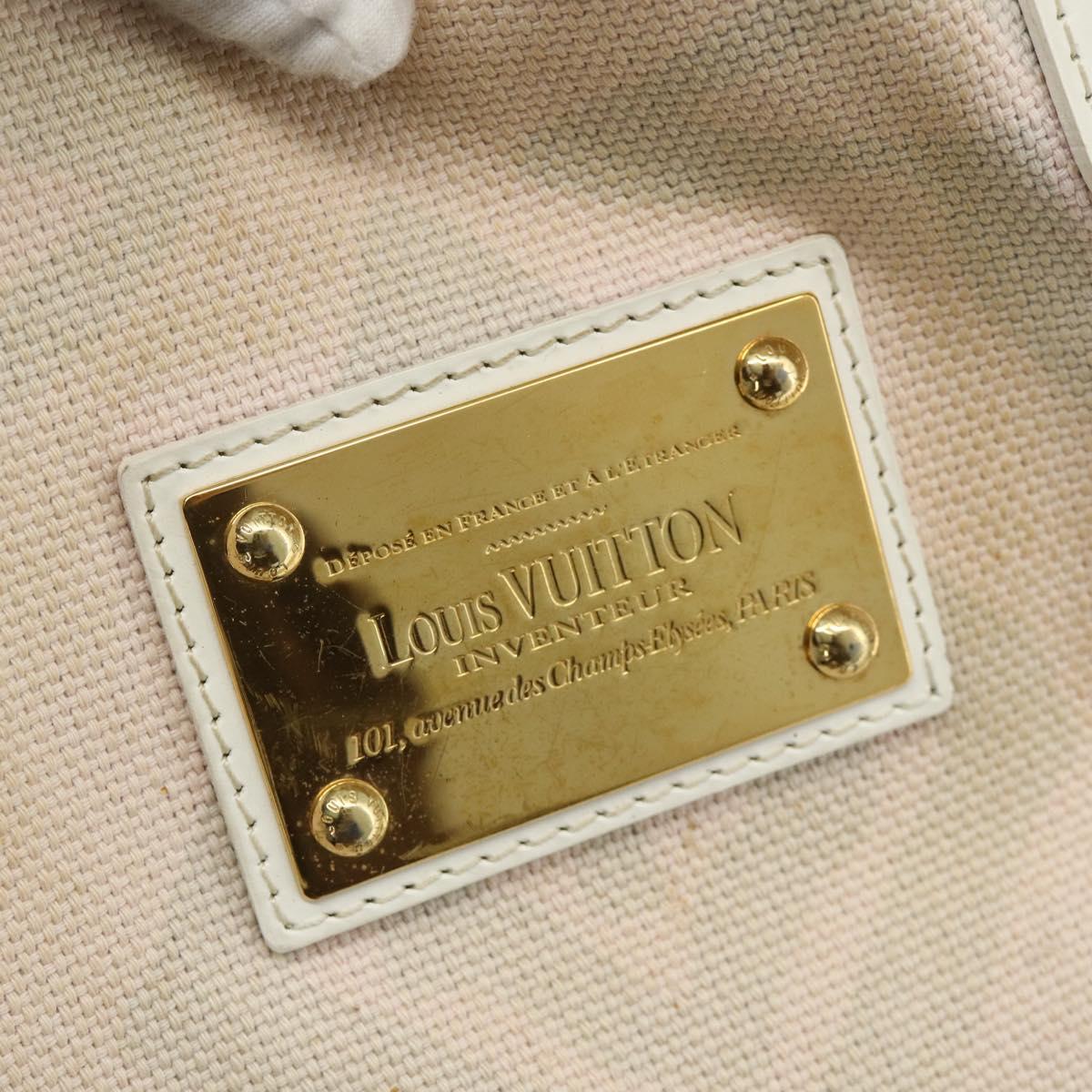 LOUIS VUITTON Cruise line Taicienne PM Bag Canvas Pink M95672 LV Auth ep14376