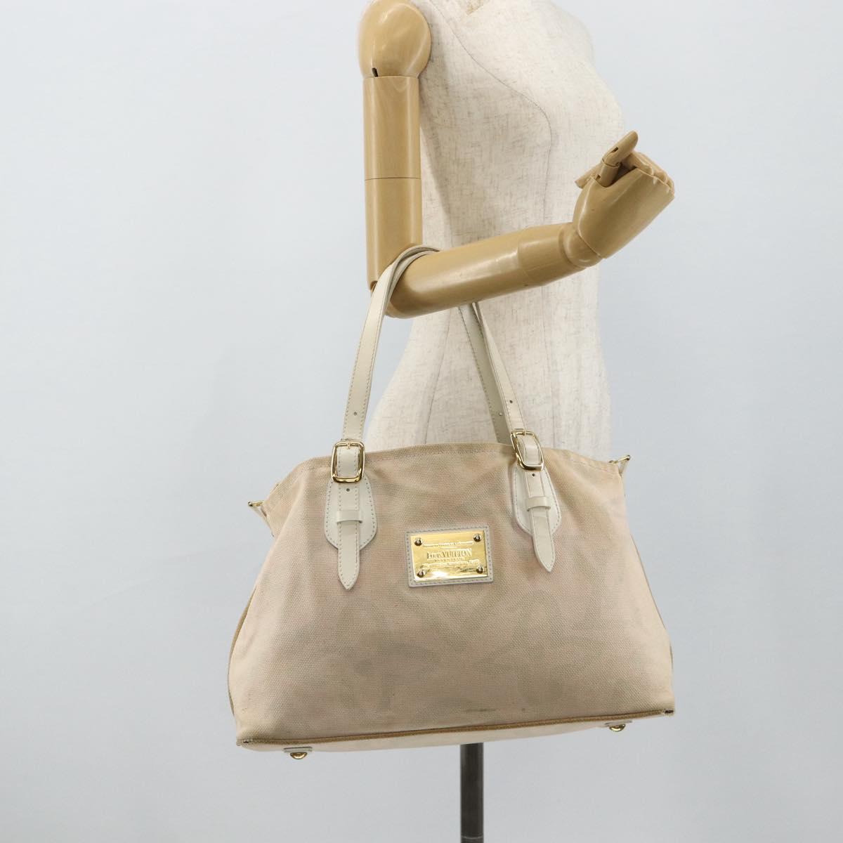 LOUIS VUITTON Cruise line Taicienne PM Bag Canvas Pink M95672 LV Auth ep14376