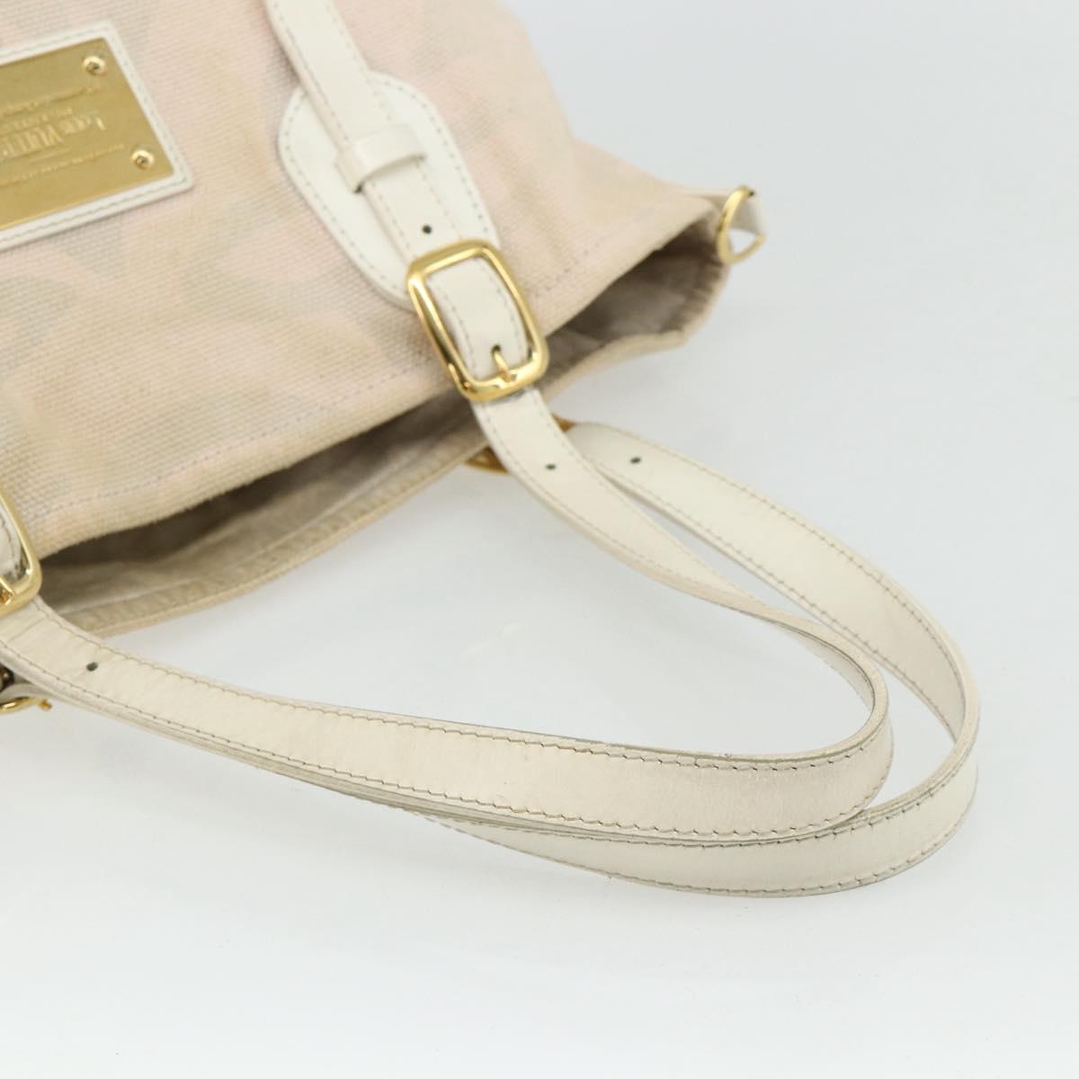 LOUIS VUITTON Cruise line Taicienne PM Bag Canvas Pink M95672 LV Auth ep14376