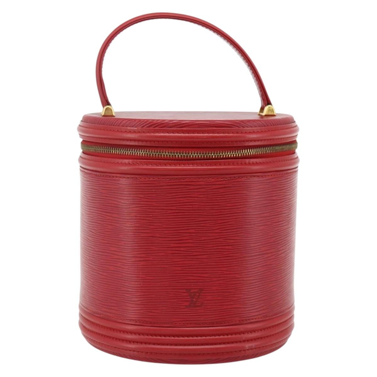 LOUIS VUITTON Epi Cannes Hand Bag Red M48037 LV Auth ep14383A