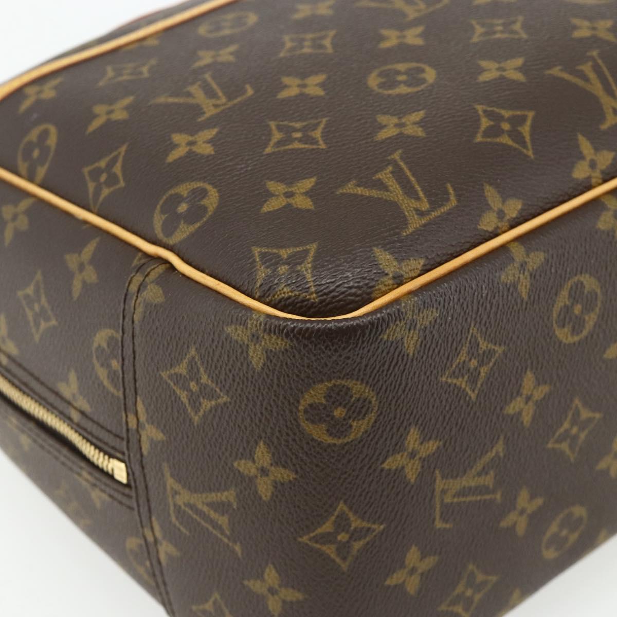LOUIS VUITTON Monogram Deauville Hand Bag M47270 LV Auth ep14407A