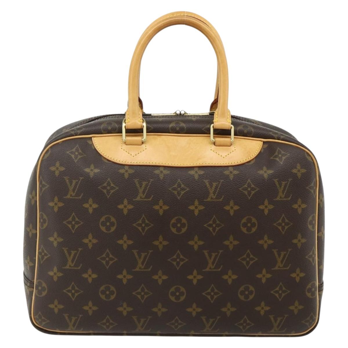 LOUIS VUITTON Monogram Deauville Hand Bag M47270 LV Auth ep14407A