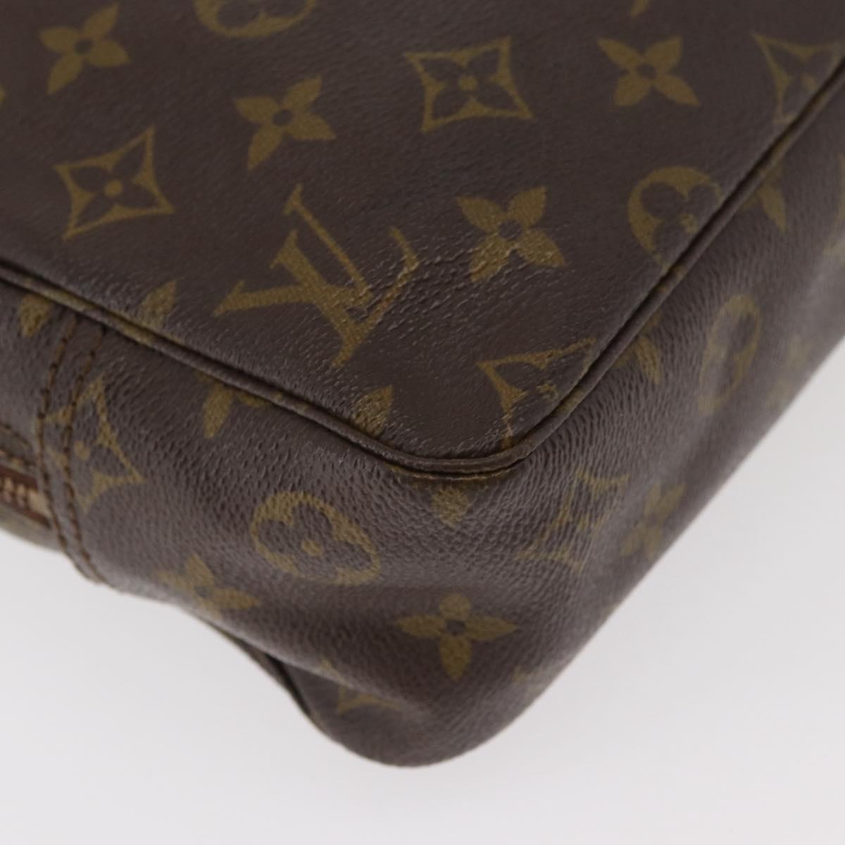 LOUIS VUITTON Monogram Trousse Toilette 28 Clutch Bag M47522 LV Auth ep14433