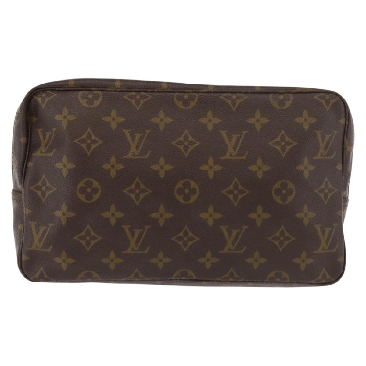 LOUIS VUITTON Monogram Trousse Toilette 28 Clutch Bag M47522 LV Auth ep14433