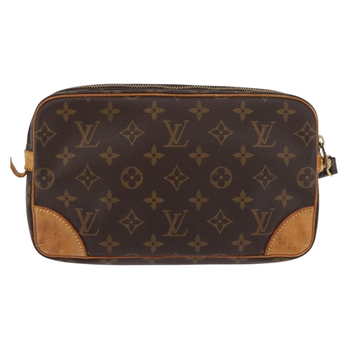 LOUIS VUITTON Monogram Marly Dragonne GM Clutch Bag M51825 LV Auth ep14439