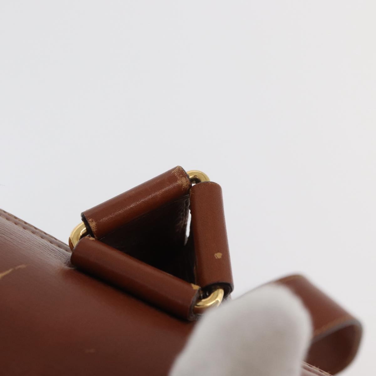 GUCCI Bamboo Backpack Leather Brown Gold 003 2058 0016 Auth ep14447