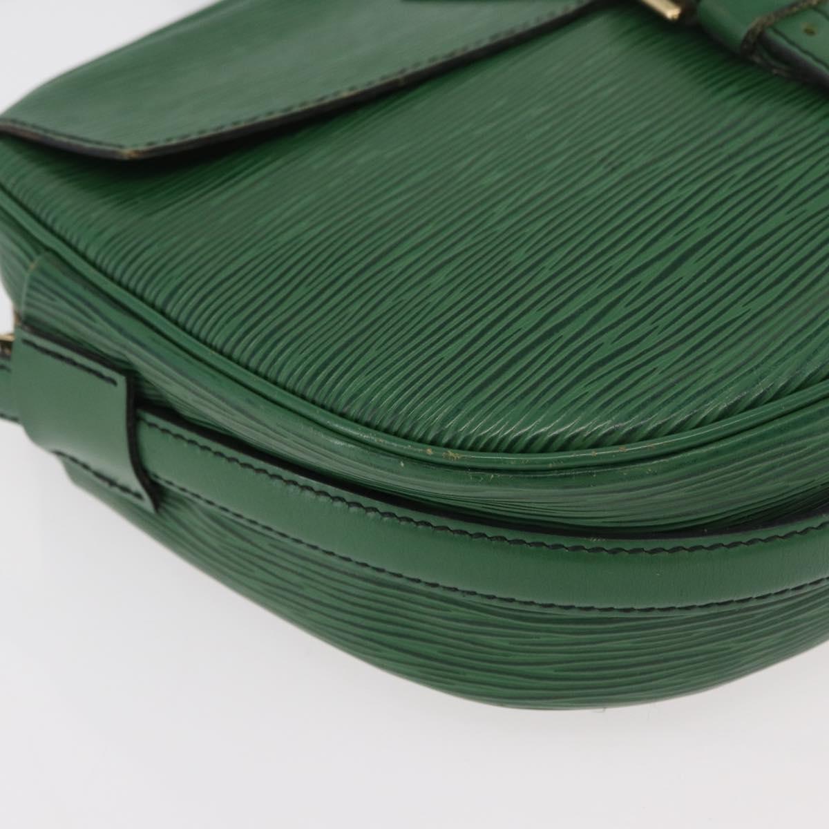 LOUIS VUITTON Epi Jeune Fille MM Shoulder Bag Green M52154 LV Auth ep14448