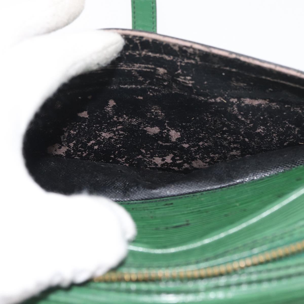 LOUIS VUITTON Epi Jeune Fille MM Shoulder Bag Green M52154 LV Auth ep14448