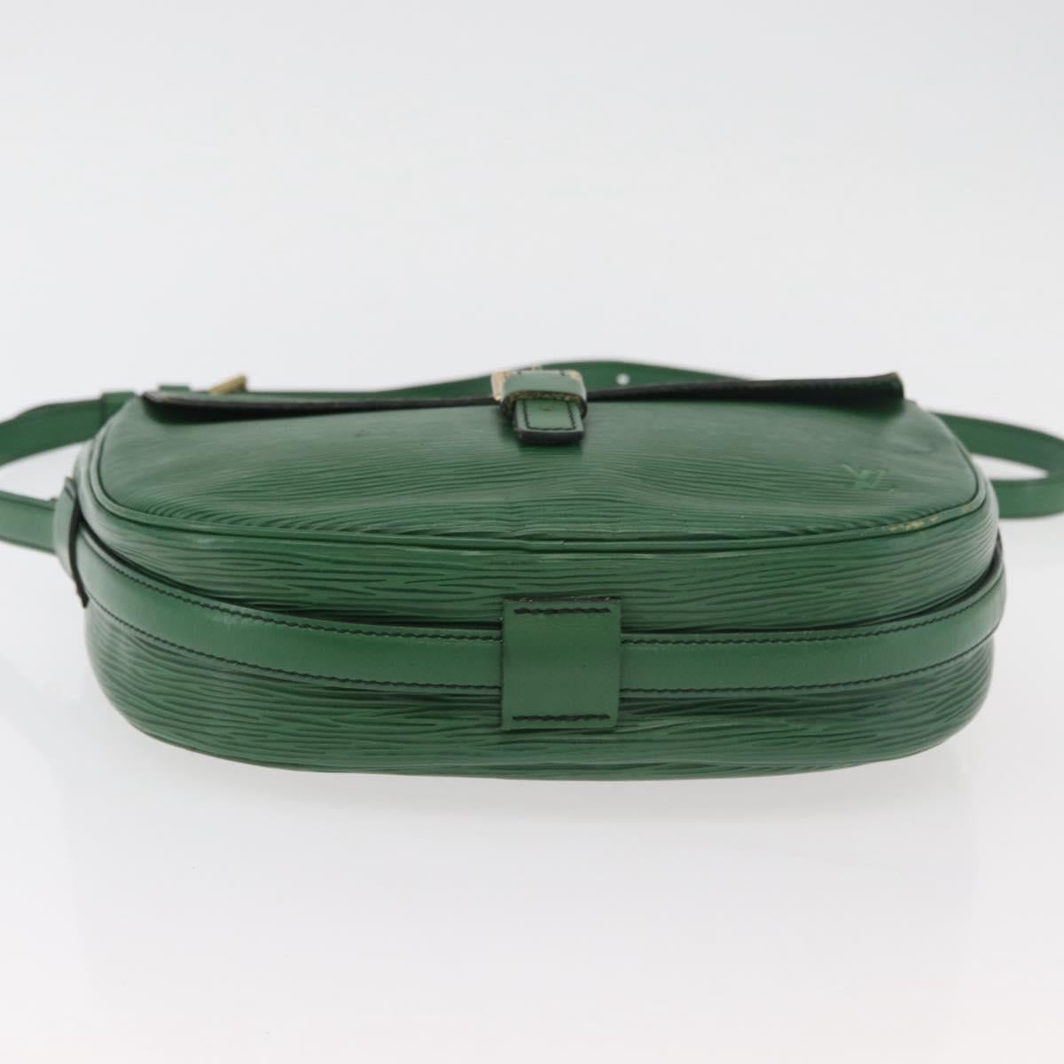 LOUIS VUITTON Epi Jeune Fille MM Shoulder Bag Green M52154 LV Auth ep14448