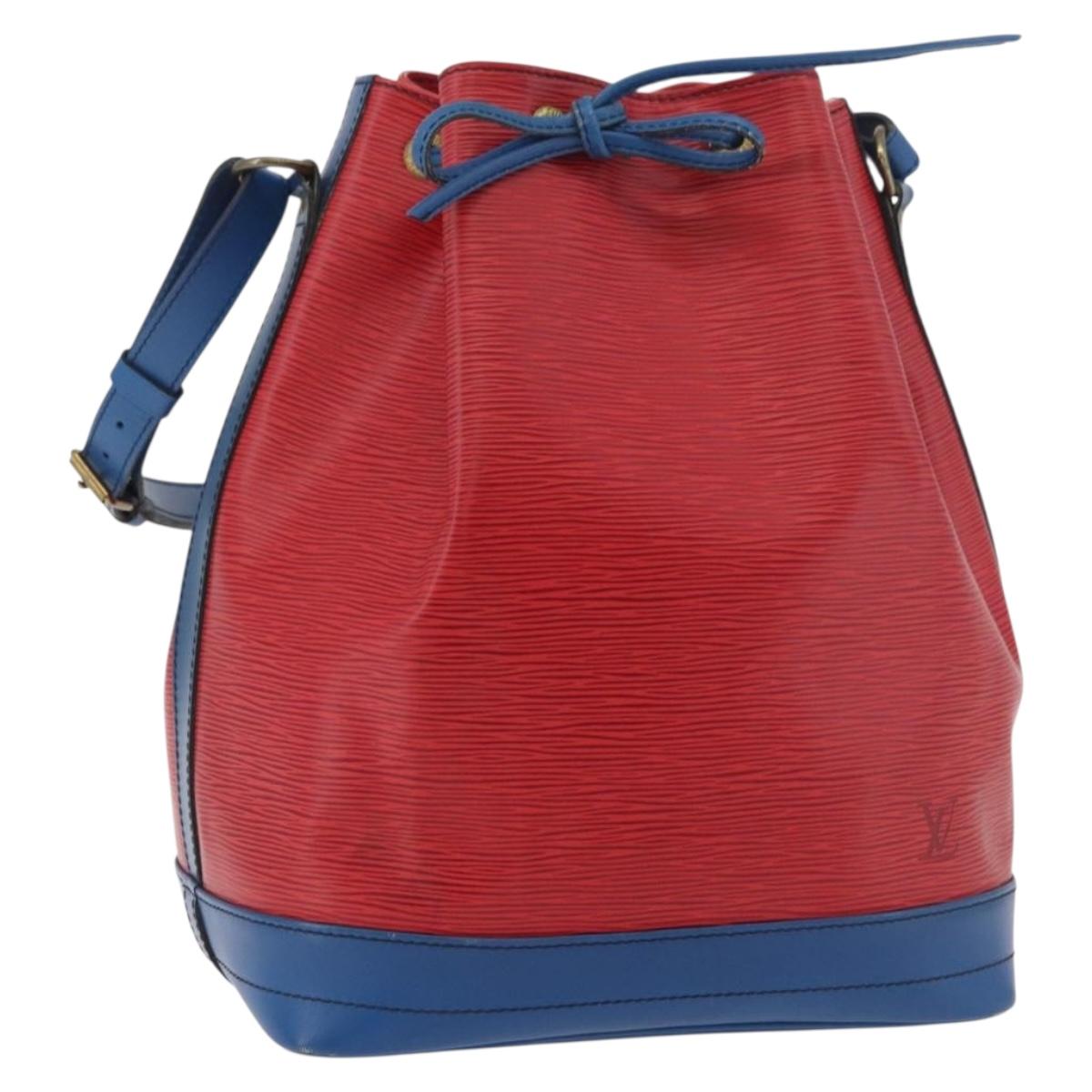 LOUIS VUITTON Epi Noe Shoulder Bag By color Red Blue M44084 LV Auth ep14450A
