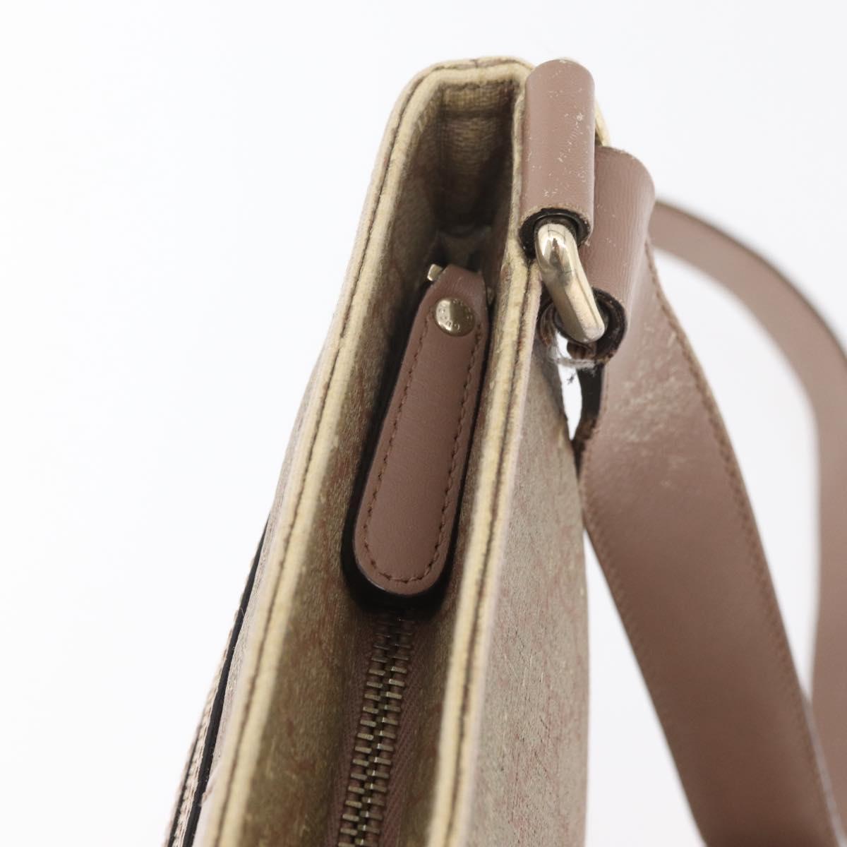 GUCCI GG Supreme Shoulder Bag PVC Pink Gold 295257 Auth ep14460