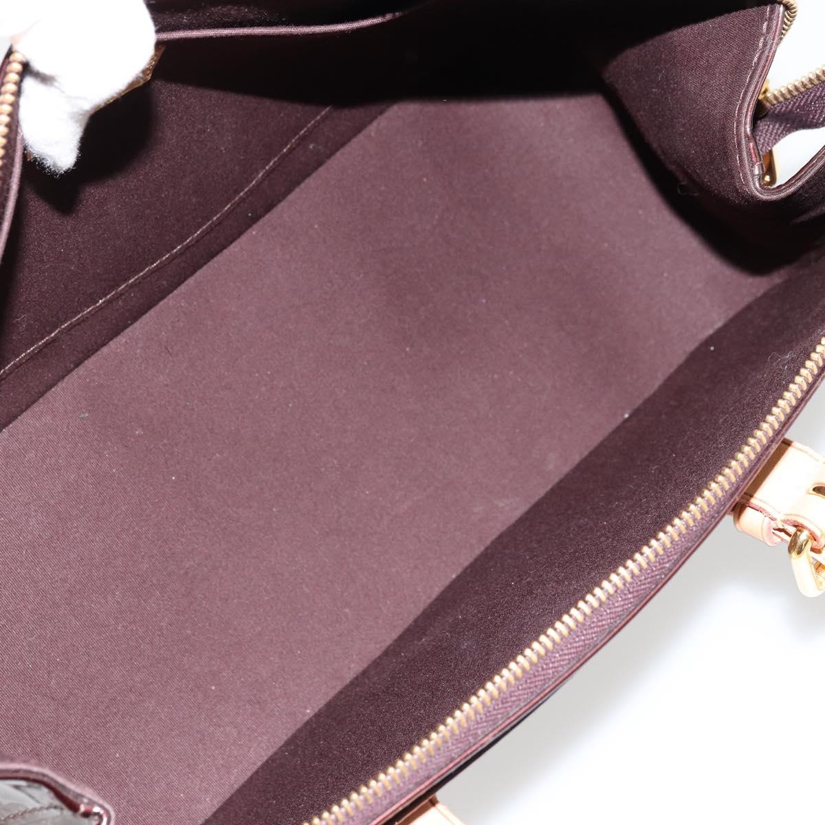 LOUIS VUITTON Monogram Vernis Rosewood Avenue Bag Amarante M93510 Auth ep14480V