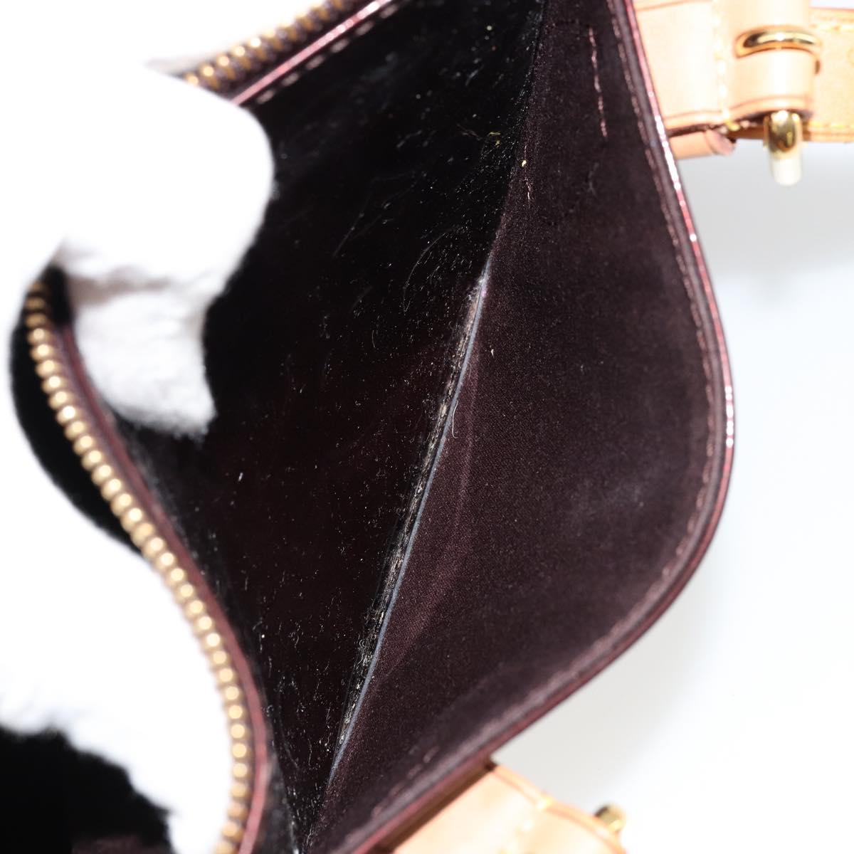 LOUIS VUITTON Monogram Vernis Rosewood Avenue Bag Amarante M93510 Auth ep14480V